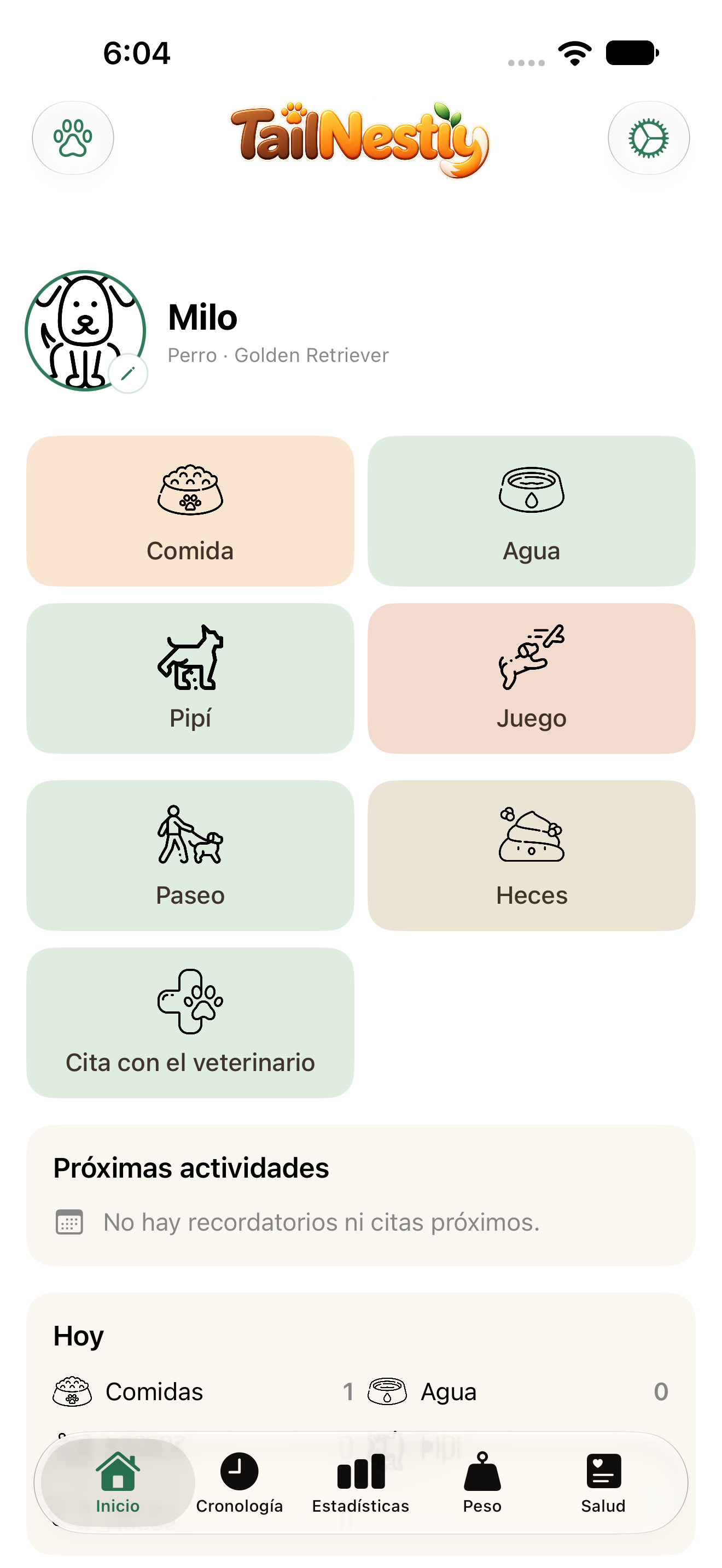 Inicio · TailNestly